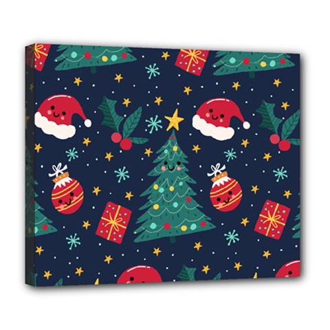 Christmas  Deluxe Canvas 24  X 20  (stretched) by designsbymallika