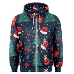 Christmas  Men s Zipper Hoodie by designsbymallika
