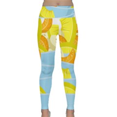 Salad Fruit Mixed Bowl Stacked Lightweight Velour Classic Yoga Leggings by HermanTelo