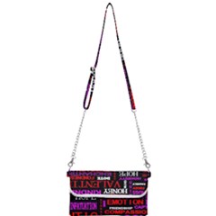 Love Friendship Friends Heart Mini Crossbody Handbag by HermanTelo