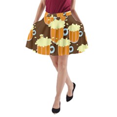 Drink A-line Pocket Skirt