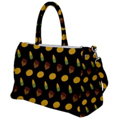 Pumpkin Duffel Travel Bag by designsbymallika