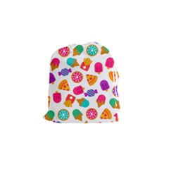 Candies Are Love Drawstring Pouch (small) by designsbymallika