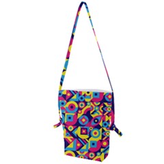 Doodle Pattern Folding Shoulder Bag by designsbymallika