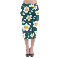 Wanna Have Some Egg? Midi Pencil Skirt