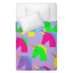 Unicorn Love Duvet Cover Double Side (single Size) by designsbymallika