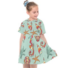 Coral Love Kids  Sailor Dress by designsbymallika