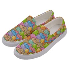 Fishes Cartoon Men s Canvas Slip Ons by sifis