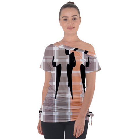Zappwaits Court Tie-up Tee by zappwaits