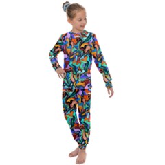 Ab 132 Kids  Long Sleeve Set  by ArtworkByPatrick