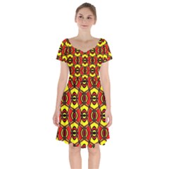 Rby 102 Short Sleeve Bardot Dress