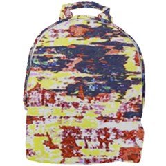 Multicolored Abstract Grunge Texture Print Mini Full Print Backpack by dflcprintsclothing