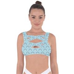 Pattern Arc En Ciel/nuages Bandaged Up Bikini Top by kcreatif