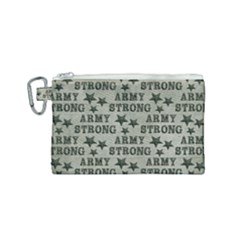 Army Stong Military Canvas Cosmetic Bag (small) by McCallaCoultureArmyShop