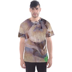 Close Up Mushroom Abstract Men s Sports Mesh Tee