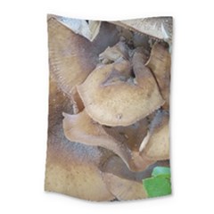 Close Up Mushroom Abstract Small Tapestry by Fractalsandkaleidoscopes