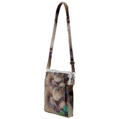 Close Up Mushroom Abstract Multi Function Travel Bag by Fractalsandkaleidoscopes