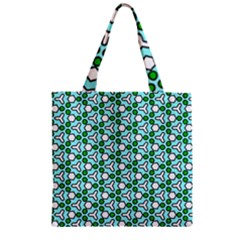 Illustrations Background Texture Zipper Grocery Tote Bag by Mariart