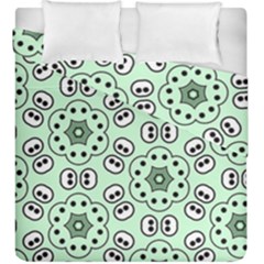 Texture Dots Pattern Duvet Cover Double Side (king Size) by Alisyart