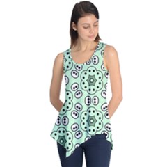 Texture Dots Pattern Sleeveless Tunic by Alisyart