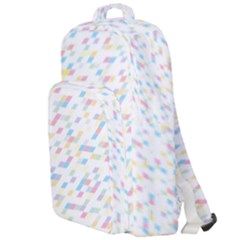 Texture Background Pastel Box Double Compartment Backpack by HermanTelo