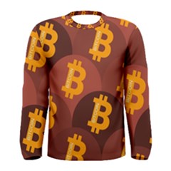 Cryptocurrency Bitcoin Digital Men s Long Sleeve Tee by HermanTelo