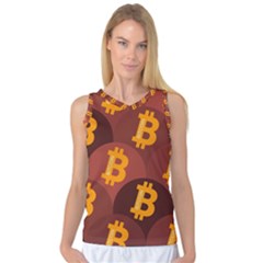 Cryptocurrency Bitcoin Digital Women s Basketball Tank Top