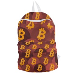 Cryptocurrency Bitcoin Digital Foldable Lightweight Backpack by HermanTelo