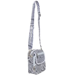 Illustrations Entwine Fractals Shoulder Strap Belt Bag by HermanTelo