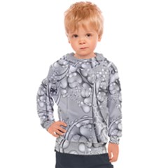 Illustrations Entwine Fractals Kids  Hooded Pullover by HermanTelo