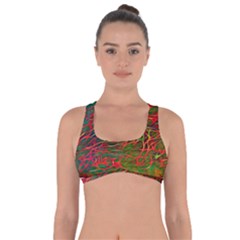 Background Pattern Texture Got No Strings Sports Bra by HermanTelo