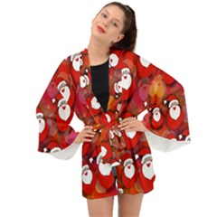 Santa Clause Long Sleeve Kimono