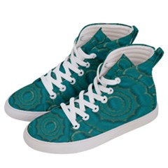 Over The Calm Sea Is The Most Beautiful Star Women s Hi-top Skate Sneakers by pepitasart