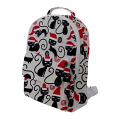 Cute Christmas Seamless Pattern Vector Flap Pocket Backpack (large) by Vaneshart