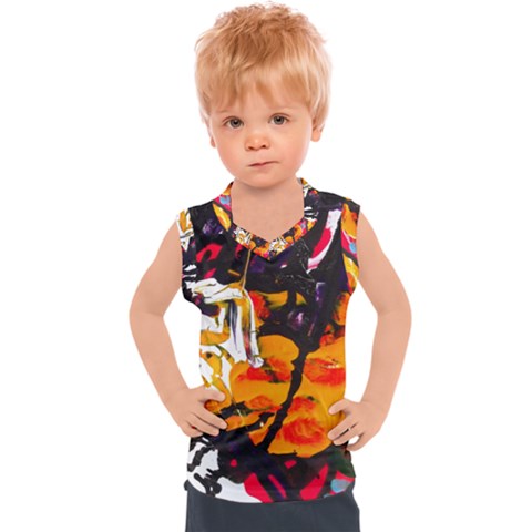 Consolation Before Battle 1 1 Kids  Sport Tank Top by bestdesignintheworld