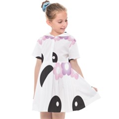 Panda Face Kids  Sailor Dress by PhotoThisxyz