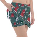 Beautiful Knitted Christmas Pattern Tennis Skorts View3