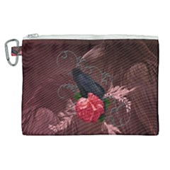 Wonderful Crow Canvas Cosmetic Bag (xl) by FantasyWorld7