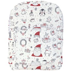 Cute Christmas Doodles Seamless Pattern Full Print Backpack