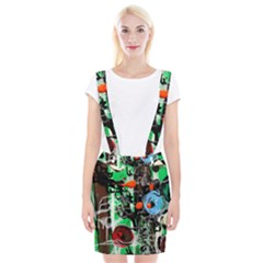 Dots And Stripes 1 1 Braces Suspender Skirt by bestdesignintheworld