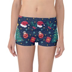 Colorful Funny Christmas Pattern Boyleg Bikini Bottoms