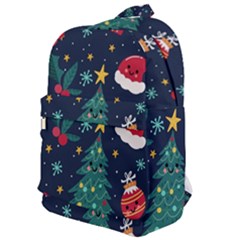 Colorful Funny Christmas Pattern Classic Backpack by Vaneshart
