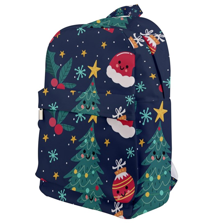 Colorful Funny Christmas Pattern Classic Backpack