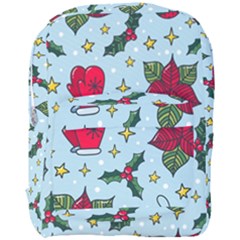 Colorful Funny Christmas Pattern Full Print Backpack by Vaneshart