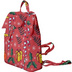 Colorful Funny Christmas Pattern Buckle Everyday Backpack by Vaneshart
