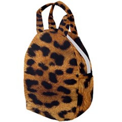 Leopard Skin Pattern Background Travel Backpacks by Vaneshart