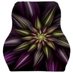 Fractal Flower Floral Abstract Car Seat Velour Cushion  by HermanTelo