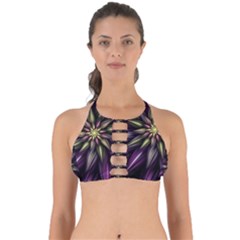 Fractal Flower Floral Abstract Perfectly Cut Out Bikini Top by HermanTelo