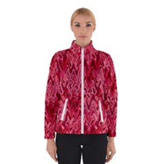 Background Abstract Surface Red Winter Jacket