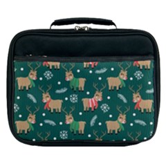 Cute Christmas Pattern Doodl Lunch Bag by Vaneshart